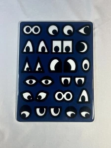 IKEA Gloedande Walter Van Beirendonck Blue Trivet Pop Art Eyes - Picture 1 of 3