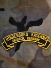 Hindenburg Kaserne, Ansbach Germany 4" embroidered rocker tab patch