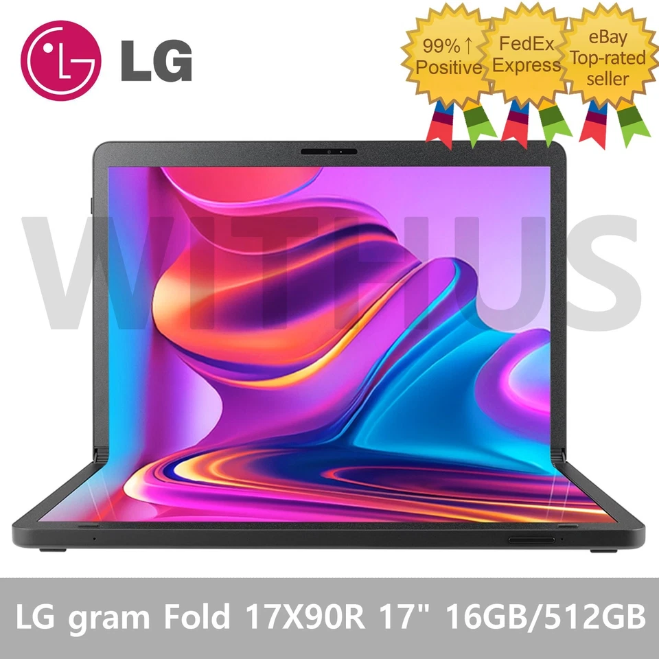 LG Gram Fold 17X90R-GA50K 512GB SSD / 16GB Memory Matte Black
