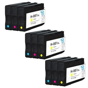9 C/M/Y Ink Cartridges for HP Officejet Pro 276dw, 8600, 8610, 8620 - Picture 1 of 1