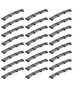 Caja de 24 O GAUGE O-72 Curva Alta Tensión Tubular Pista de Acero - NUEVO - Imagen 1 de 3