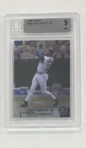 1999 Topps Finest Ken Griffey Jr Card 200 Beckett 9 Graded - Picture 1 of 2