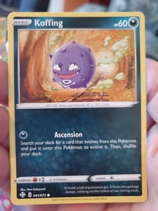 Pokemon SHINING FATES Koffing 041/072 Regular Common - Picture 1 of 1