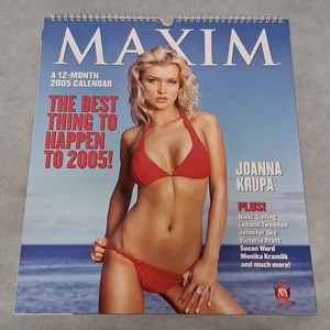 Calendario de pared Maxim 2005 Joanna Krupa funciona para 2033 2039 2050 - Imagen 1 de 14