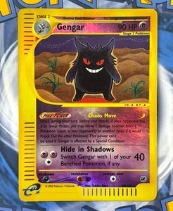 2002 Pokémon Gengar Reverse Holo #48/165 Expedition Karte RARE TCG - HP/D 48/16 - Bild 1 von 3