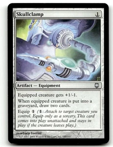 MTG Darksteel #140 Skullclamp LP - Picture 1 of 2