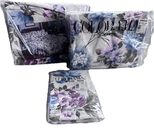 Neu mit Etikett 4-teiliges Blumen Lakenset Doppelgröße von Springs Colorama 180 Perkal - Bild 1 von 5