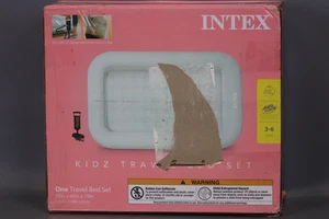Intex Kids' 10" Toddler Travel Manual Pump Air Mattress - Light Mint Green. - Picture 1 of 4