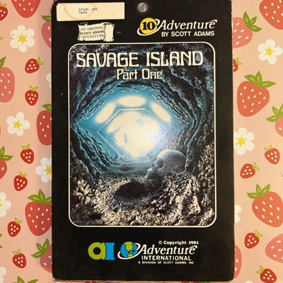 Savage Island Part Two Adventure #11 International Scott Adams Atari 1981 Tape - Image 1 of 3