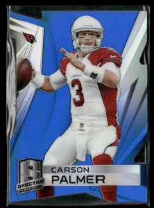 Carson Palmer 2014 Panini Spectra Prizms azul troquelado SN #/25 - Imagen 1 de 2