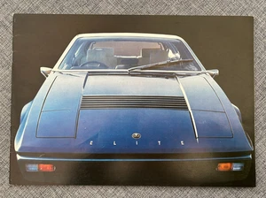 LOTUS ELITE CAR SALES BROCHURE 1970'S - Picture 1 of 6