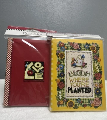 "Dos álbumes de fotos Mary Engelbreit, cada uno contiene 36 fotos de 4x6"" nuevos" Foto 1 de 4