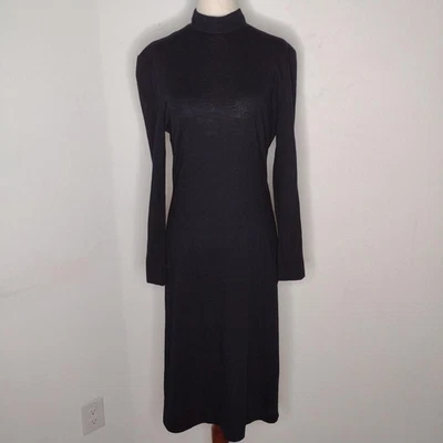 Preloved Branka женщин черный/100% шерсти платье размер 8 - Изображение 1 из 4