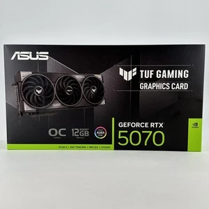 ASUS TUF OC GeForce RTX 5070 12GB RAM - Graphics Card - BRAND NEW!!! - Picture 1 of 2