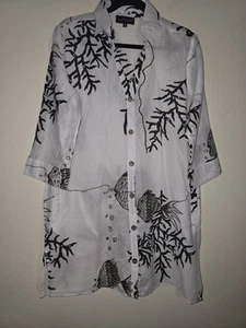 Club Z Collection Überwurf Größe M Baumwolle Küste klassisch edel bequem schick - Bild 1 von 7