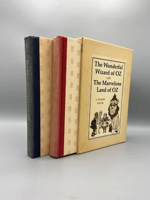 The Wonderful Wizard & Marvelous Land of Oz L Frank Baum 1960s Box Set - Image 1 of 4