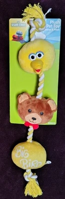 Peluche cuerda juguete perro mascota pájaro grande calle sésamo con 3 chirridos con peluche Foto 1 de 4