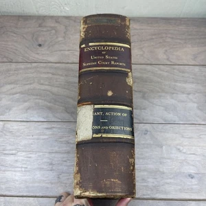 The Encyclopedia of United States Supreme Court Reports, Vol. 5 1909 Antique HC - Picture 1 of 11