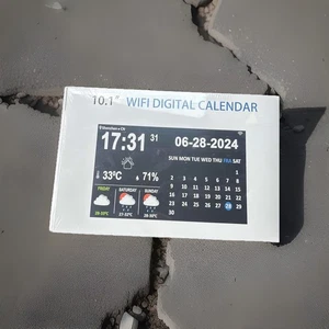 Reloj Calendario Digital WiFi 10.1" Pantalla Climática Recordatorios Inteligentes Memoria - Imagen 1 de 1