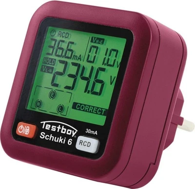 TESTBOY Steckdosenprüfgerät TV Schuki 6