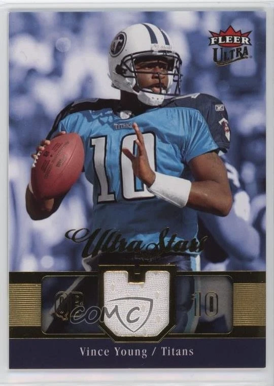 2007 Fleer Ultra Ultra Stars Memorabilia Vince Young #US-VY - Image 1 of 2