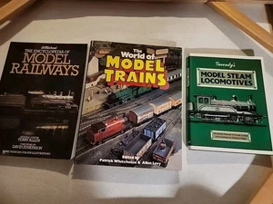  Lote de 3 libros H/C World of Model Trains Model Steam Locomotoras Model Railways  - Imagen 1 de 12