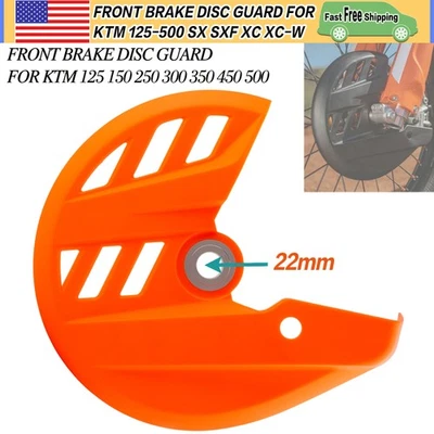 FOR KTM FRONT BRAKE DISC GUARD 125 150 250 300 350 450 SX SXF XC XC-W 2015-2025 - Image 1 of 4