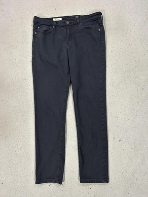 AG Adriano Goldschmied Jeans Womens 30 Black The Prima Mid Rise Cigarette USA - Image 1 of 4