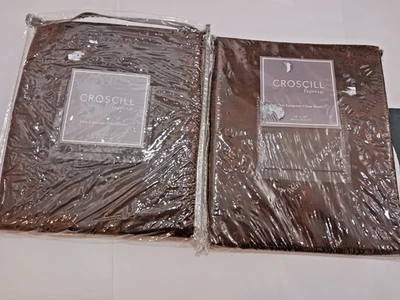 Nuevo juego de 2 fundas de almohada europeas Croscill Home color meseta 26 X 26 cada una Foto 1 de 4