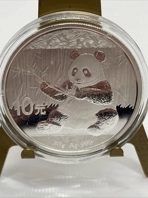 2017 10 元中国熊猫 30 克 0.999 纯银硬币 * SINGBG* — 第 1/3 张图片