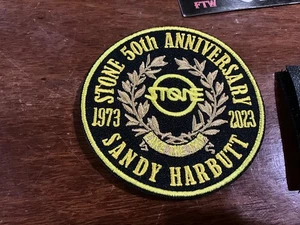50th anniversary SANDY HARBUTT STONE movie  vest patch sew on biker outlaw biker - Picture 1 of 3