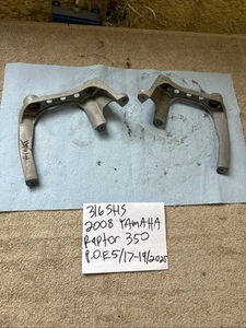 2008 Yamaha raptor 350 front fender brackets headlight bracket right left 316 - Picture 1 of 10