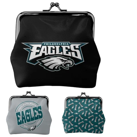 Philadelphia Eagles Leather Coin Purse Change Purse Coin Bag Ladies Mini Wallet Cover