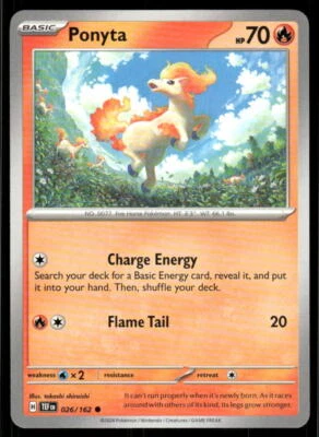 SV05: Temporal Forces #026/162 Ponyta - Image 1 of 2
