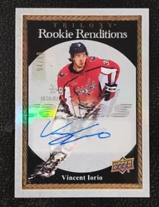 2024 NHL UD Trilogy Vincent Iorio Silver /99 Rookie Renditions RC CAPITALS #RR40 - Picture 1 of 5
