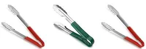 2x Pinzas de Acero Inoxidable Barbacoa Cocina Cocina Servir Alimentos Bar Utensilio Resistente - Imagen 1 de 1