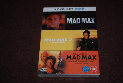Mad Max - OOP 3 DVD Film Set Trilogy - The Road Warrior Beyond Thunderdome - New - Image 1 of 2