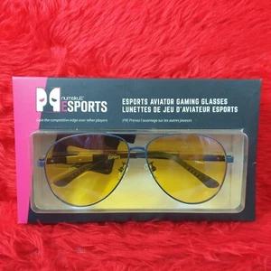 Numskull Esports AVIATOR GAMING GLASSES New Yellow Tinted Blue Light Protection - Picture 1 of 4
