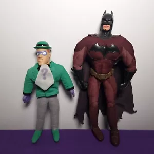 Vintage Riddler Plush & 2005 Batman Dark Knight MATTEL DC COMICS - Picture 1 of 17