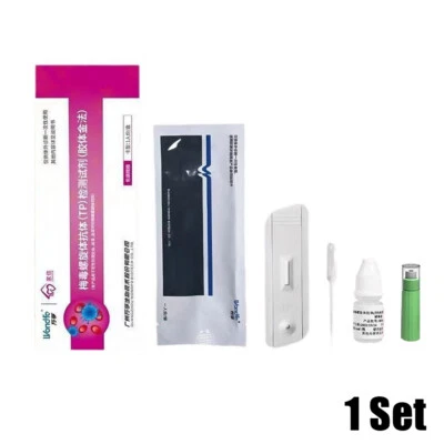 Professional Medical Syphilis Blood Test Kit for STI STD Infections Fast Results - Image 1 of 4