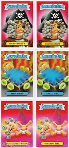 2015 GARBAGE PAIL KIDS SERIES 1 BONUS SET OF 6 RARE CARDS B7 B8 B9 A/B RARE GPK - Picture 1 of 1