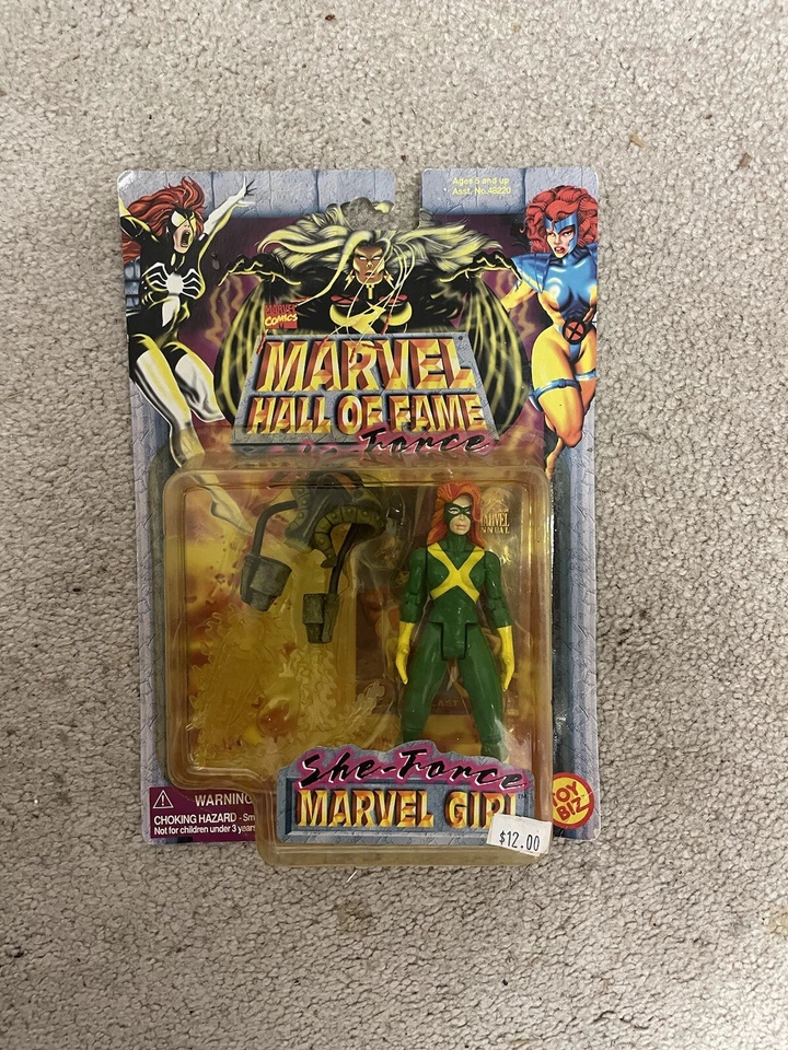 FIGURA DE ACCIÓN MARVEL TOYBIZ SALÓN DE LA FAMA X-MEN MARVEL GIRL 1997 NUEVA. Foto 1 de 3