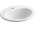 KOHLER K-2196-1-0 Pennington Self-Rimming Bathroom Sink, White