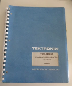 TEKTRONIX Instruction for 7633/R7633 Storage Oscilloscope - Picture 1 of 11