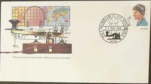 1985 APM7460 FDC Pict.PMK. P & T Museum pmk on Wireless Institute PSE "PERTH" - Picture 1 of 1