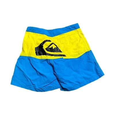 Pantalones Cortos De Colección Quiksilver Para Hombres 29 Surflex Nylon Años 90 Bañador Tabla Foto 1 de 4