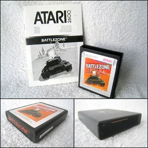 ATARI 2600 Video Game Cartridge - Battlezone (1983) with Manual - Picture 1 of 5