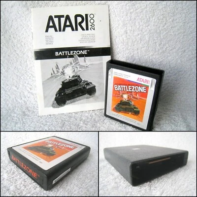 ATARI 2600 Video Game Cartridge - Battlezone (1983) with Manual - Image 1 of 4