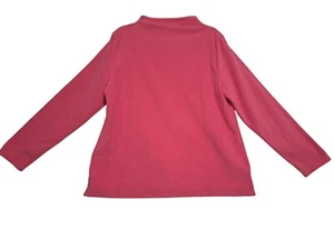 Talbots XL Rosa Manga Larga Preppy Suave Acogedor Tejido Top con Botones Decorativos - Imagen 1 de 8