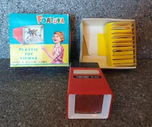 Fortuna Hong Kong Plastic Toy Viewer visore stereoscopio vintage - Picture 1 of 6